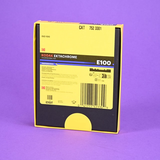 Kodak Ektachrome E100 4x5 Film - 10 Sheets