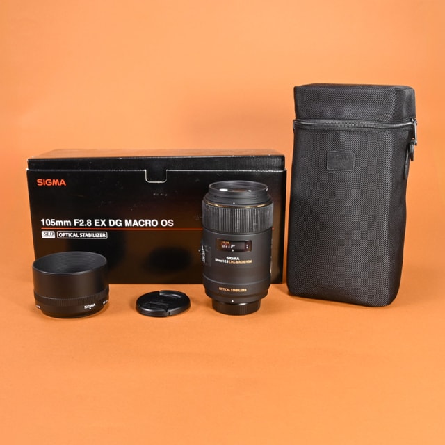 Sigma 105mm f2.8 DG Macro HSM EX Lens for Nikon AF-G