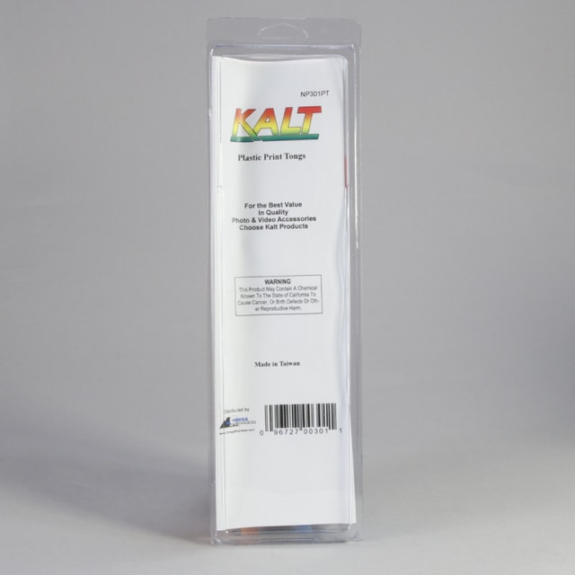 Kalt 8" Plastic Print Tongs - 2 pack