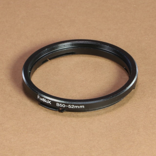 Fotodiox Hasselblad Bay 50 to 52mm Step Up Ring