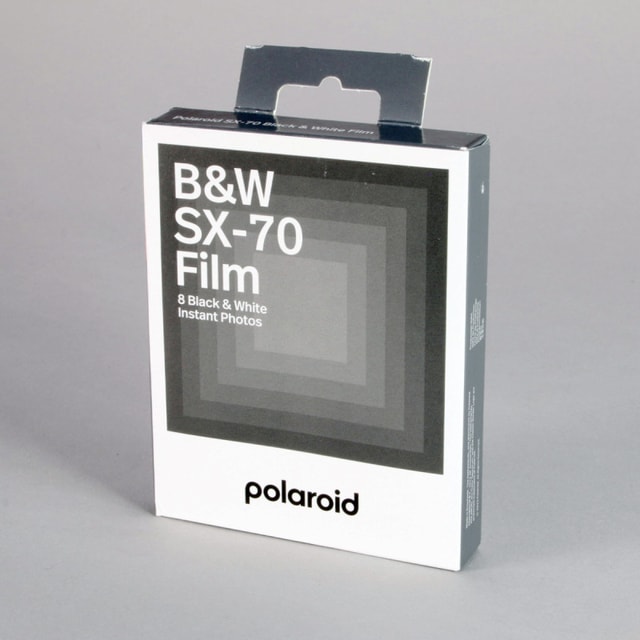 Polaroid B&W SX-70 Film - 8 Instant Photos