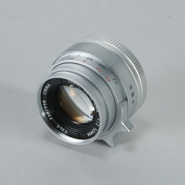 Light Lens Lab 50mm f2 ELCAN Lens for Leica M - Chrome