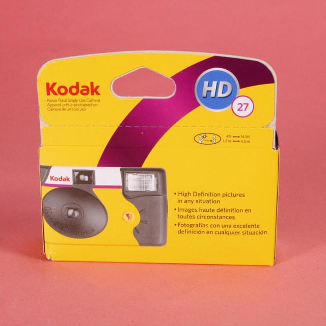 Kodak HD Power Flash One Time Use Camera - 27 Exposures