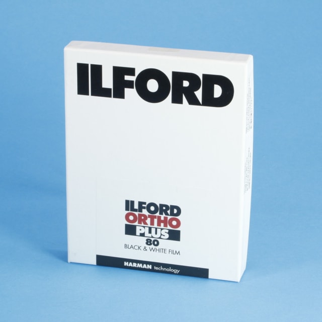 Ilford Ortho Plus 80 4x5 Film - 25 sheets