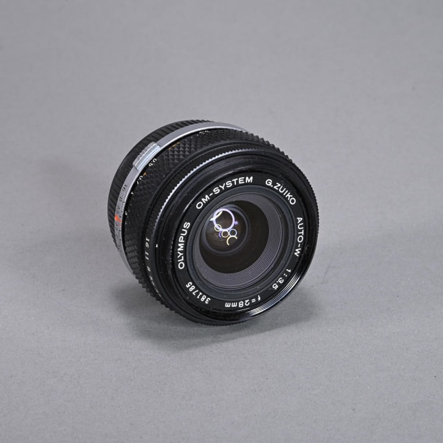 Olympus 28mm f3.5 G.Zuiko Auto-W Lens for OM