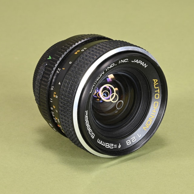 Chinon 28mm f2.8 Auto Lens for M42
