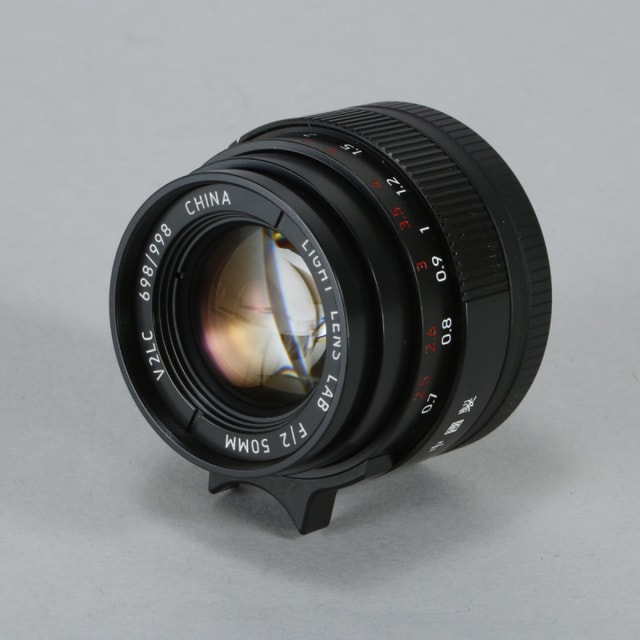 Light Lens Lab 50mm f2 ELCAN Lens for Leica M - Black