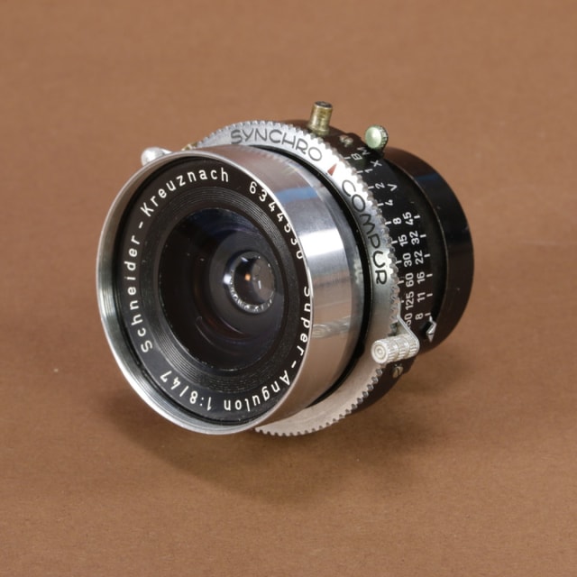 Schneider-Kreuznach 47mm f8 Super-Angulon Lens