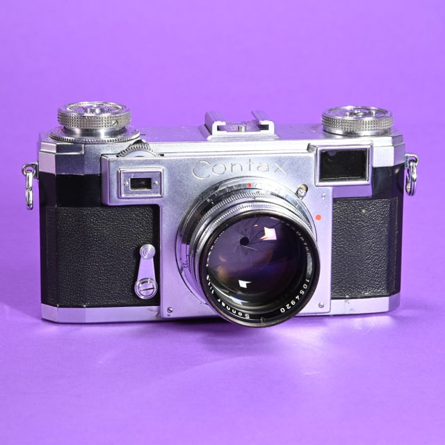 Zeiss Ikon Contax IIA Camera with 50mm f1.5 Sonnar Lens - As Is