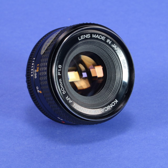 Konica 50mm f1.8 Hexanon AR Lens