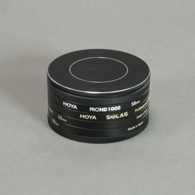 Hoya and Firecrest Neutral Density 58mm Filter Set - Set of Five Filters