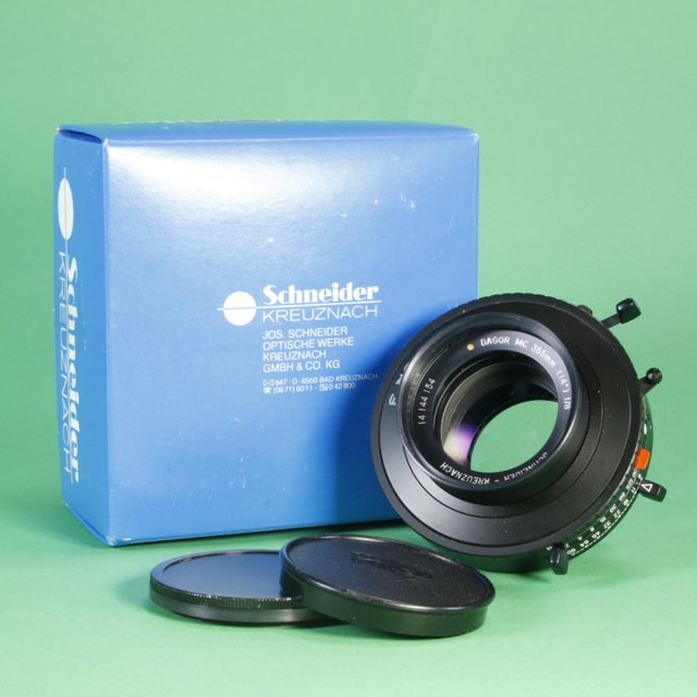 Schneider-Kreuznach 355mm (14") f8 Dagor MC Gold Dot Large Format Lens