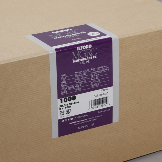 Ilford MGRC Multigrade RC Pearl 8x10 Paper - 1000 Sheets