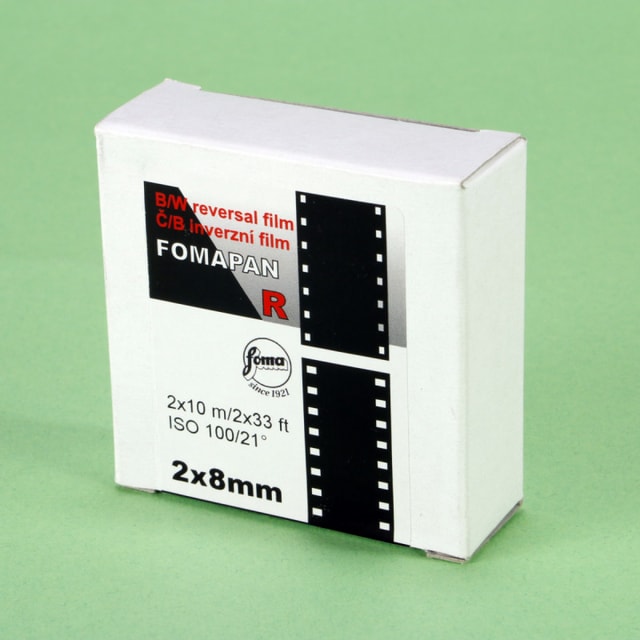 Fomapan R 100 Double 8mm Film - 10 meters