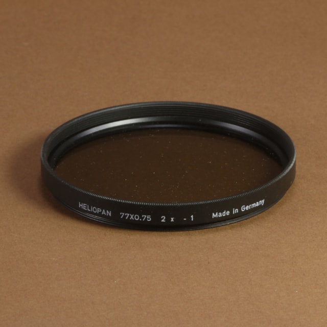 Heliopan Neutral Density 2x (1 Stop) Filter - 77mm