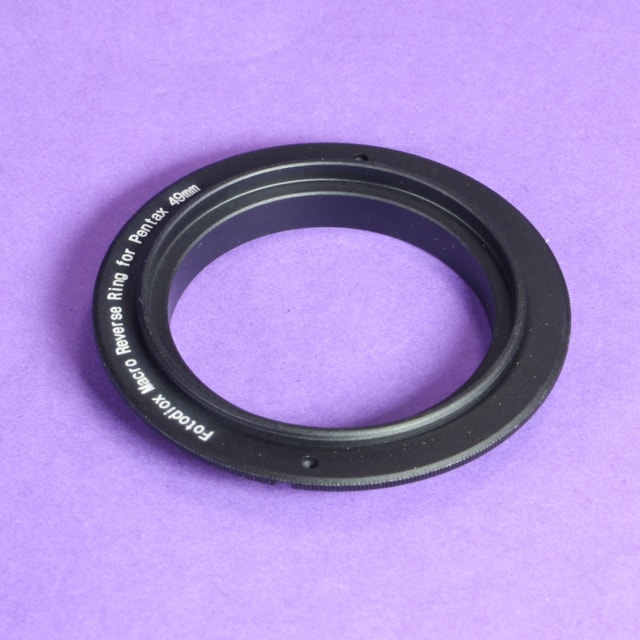 Fotodiox Macro Reversing Ring for Pentax K to 49mm