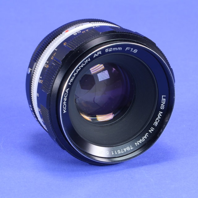 Konica 52mm f1.8 Hexanon AR Lens for Konica AR