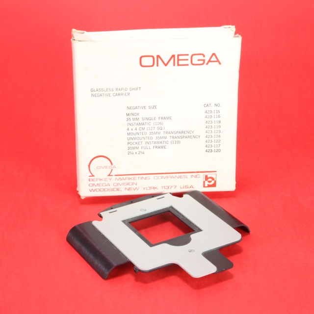Simmon Omega 35mm Mounted Transparency Negative Carrier 423-123 for Omega Enlargers