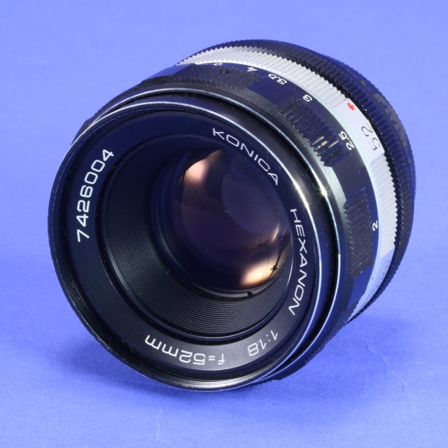 Konica 52mm  f1.8 Hexanon Lens for Konica AR