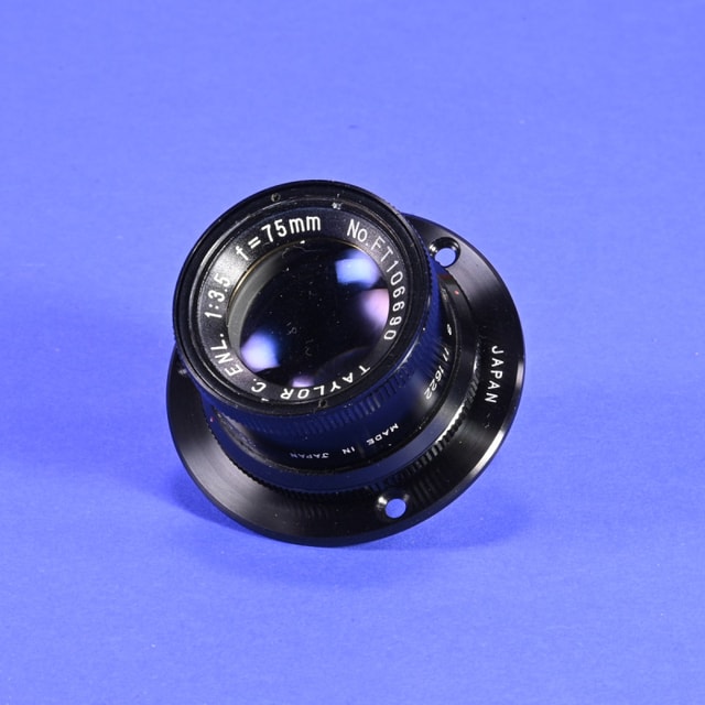 Taylor 75mm f3.5 Enlarging Lens (M39)