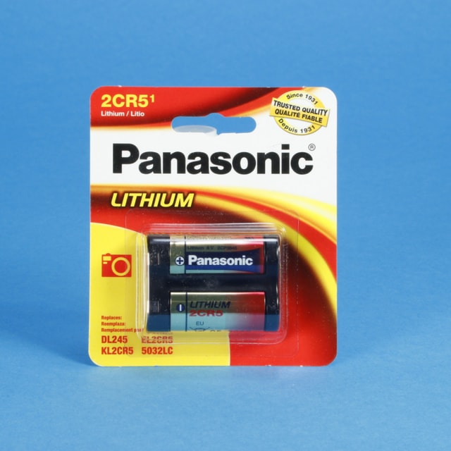 Panasonic 2CR5 6V Lithium Battery