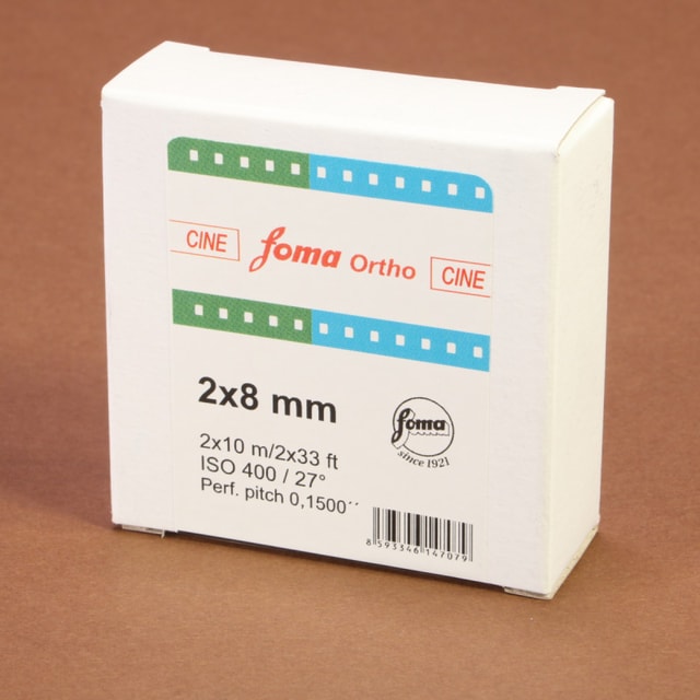 Foma Cine Ortho 400 Double 8mm Film - 10 meters