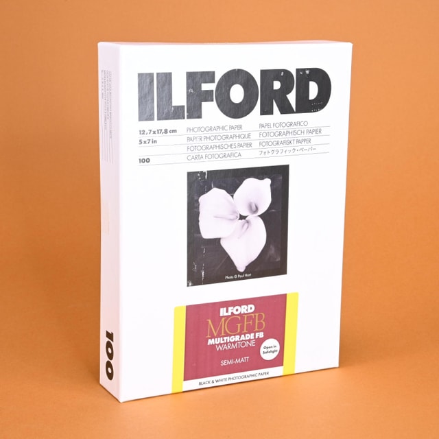 Ilford MGFB Multigrade FB Warmtone Semi-Matt 5x7 Paper - 100 Sheets