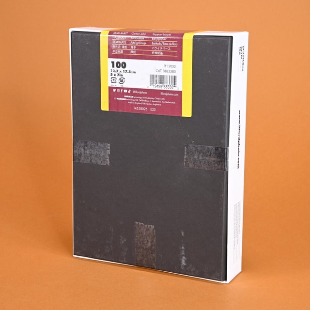Ilford MGFB Multigrade FB Warmtone Semi-Matt 5x7 Paper - 100 Sheets