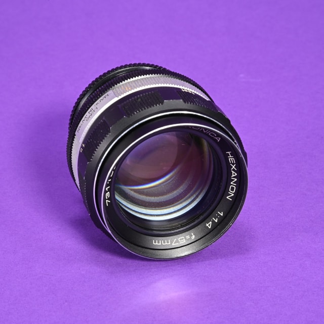 Konica 57mm f1.4 Hexanon Lens for AR