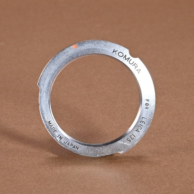 Komura Lens Mount Adapter - M39 to Leica M Mount (135mm)