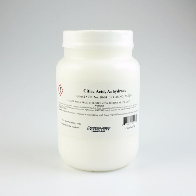 Photographer's Formulary Citric Acid - 1lb