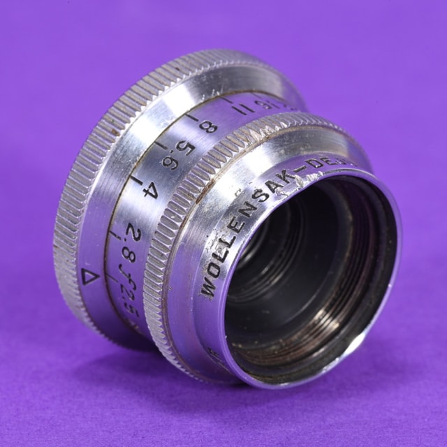Wollensak-Dejur 13mm f2.5 Cine Raptar Lens for D-Mount