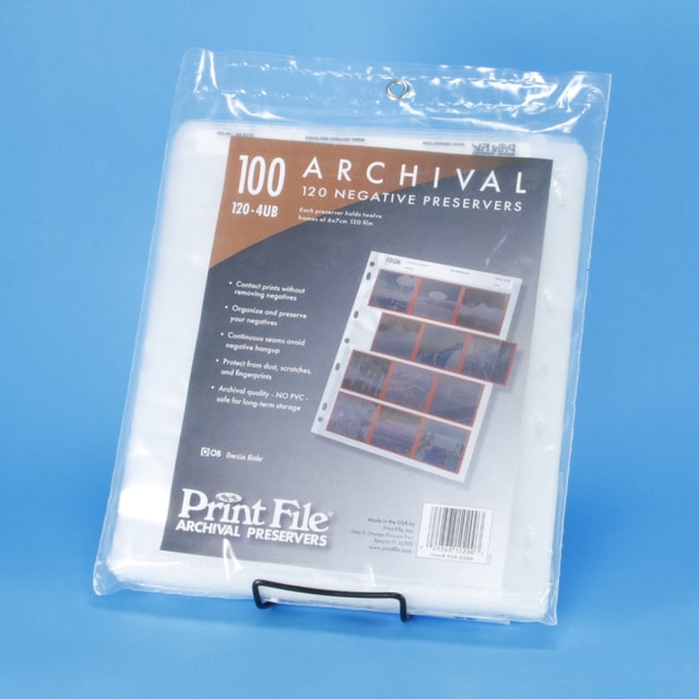 Print File 120-4UB 120 Negative Preserver Pages - 100 sheets