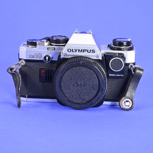 Olympus OM10 Camera with Shutter Speed Adapter