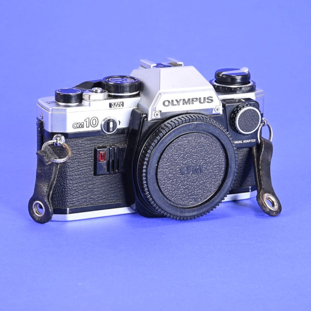 Olympus OM10 Camera with Shutter Speed Adapter