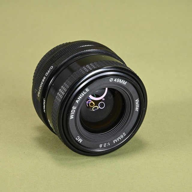 Vivitar 28mm f2.8 MC Wide Angle Lens for Canon FD