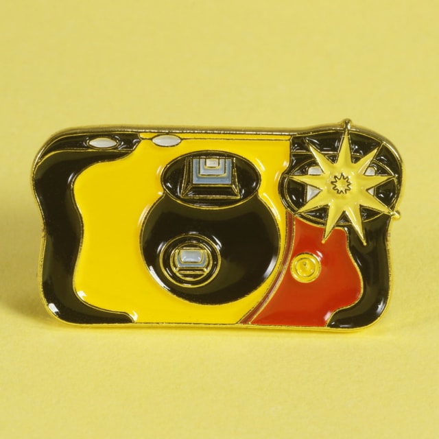 Kodak Disposable Funsaver Camera Enamel Pin