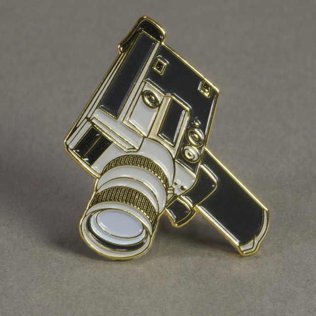 Canon Super 8mm Camera Enamel Pin