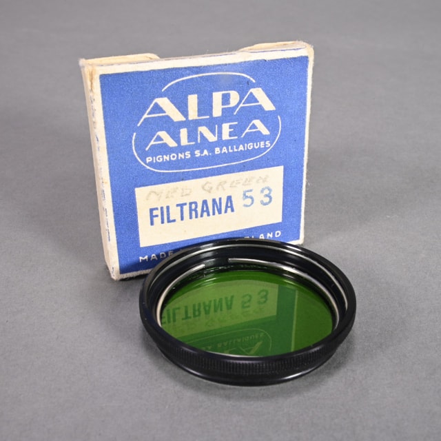 Alpa Alnea Filtrana 53 (Medium Green) Filter - Clip-in Size A (37mm)