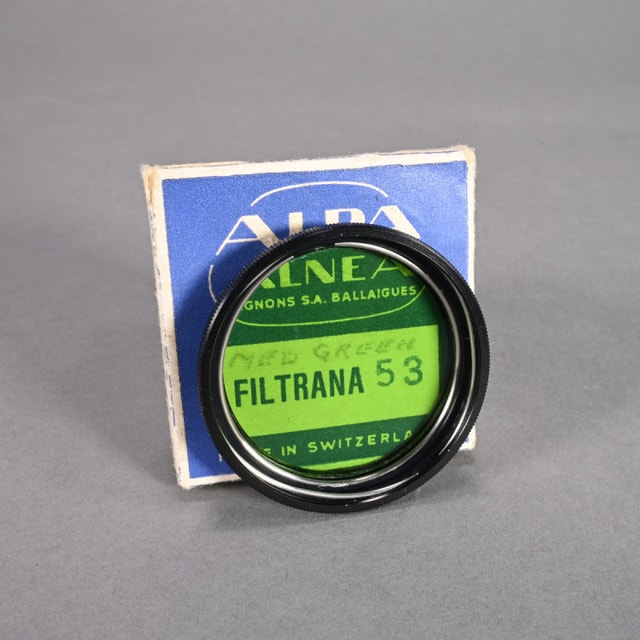 Alpa Alnea Filtrana 53 (Medium Green) Filter - Clip-in Size A (37mm)