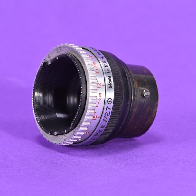 Kodak 15mm f2.7 Cine Ektanon Lens for S-Mount