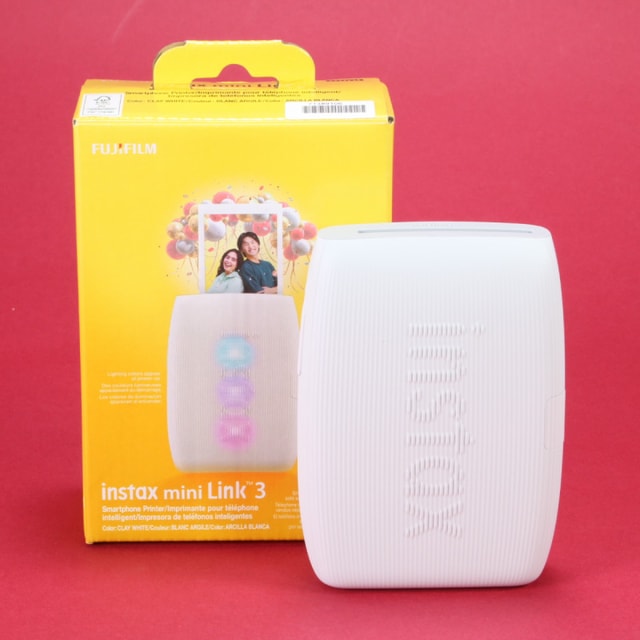 Fuji Instax Mini Link 3 Smartphone Printer - Clay White