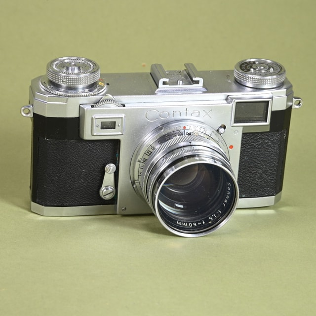 Zeiss Ikon Contax IIA Camera with 50mm f1.5 Sonnar Lens - AS IS
