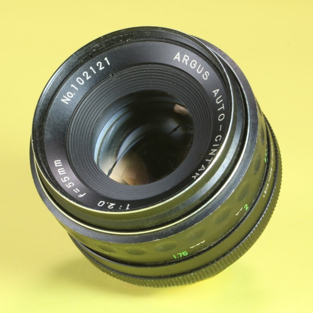 Argus 55mm f2.0 Auto-Cintar Lens for M42