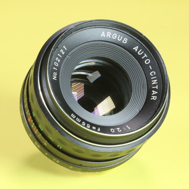 Argus 55mm f2.0 Auto-Cintar Lens for M42