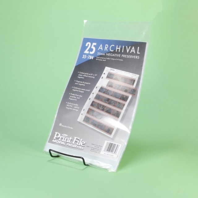 Print File 35-7B4 35mm Negative Preserver Pages - 25 sheets