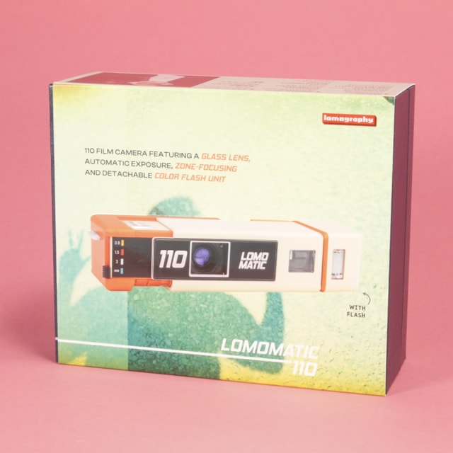 Lomomatic 110 Camera with Flash - Golden Gate Edition