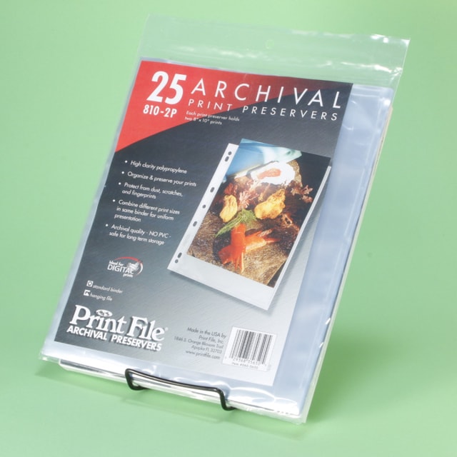 Print File 810-2P Print Preserver Page - 25 sheets