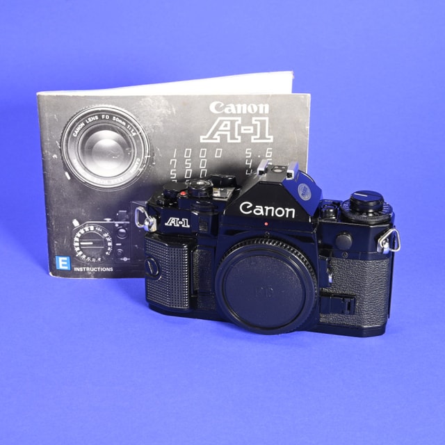Canon A-1 Camera (Black) - Refurbished