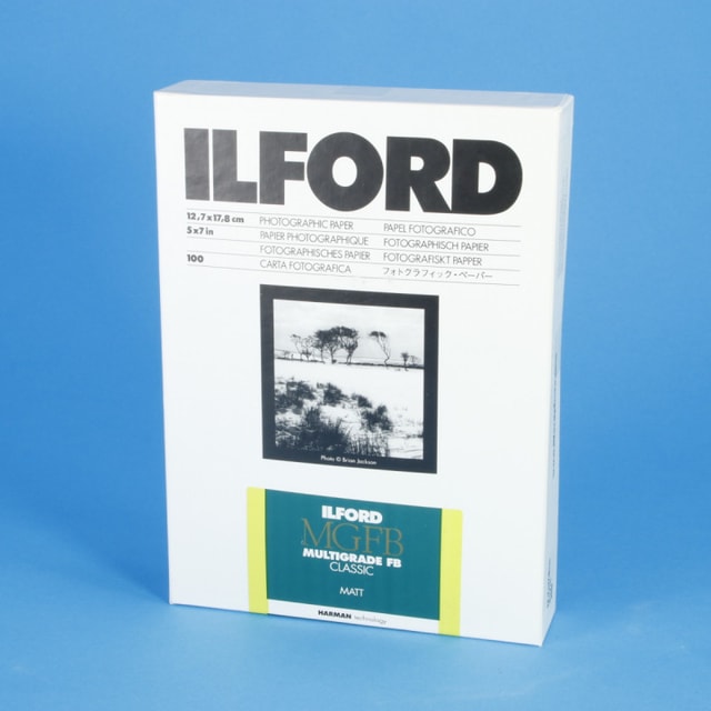 Ilford MGFB Multigrade FB Classic Matt 5x7 Paper - 100 Sheets